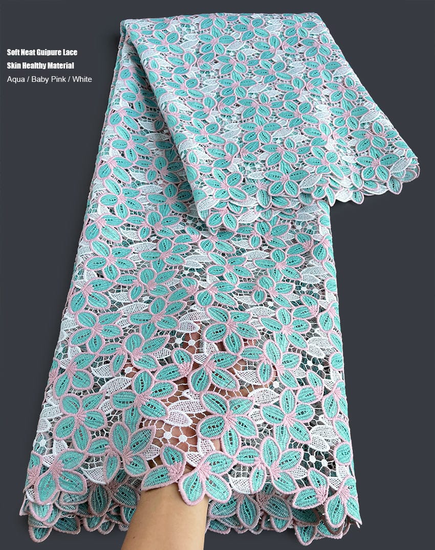 Cotton Guipure Lace Dress