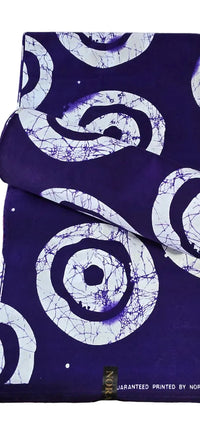 Purple Circles Ankara Kampala Wax print, second view