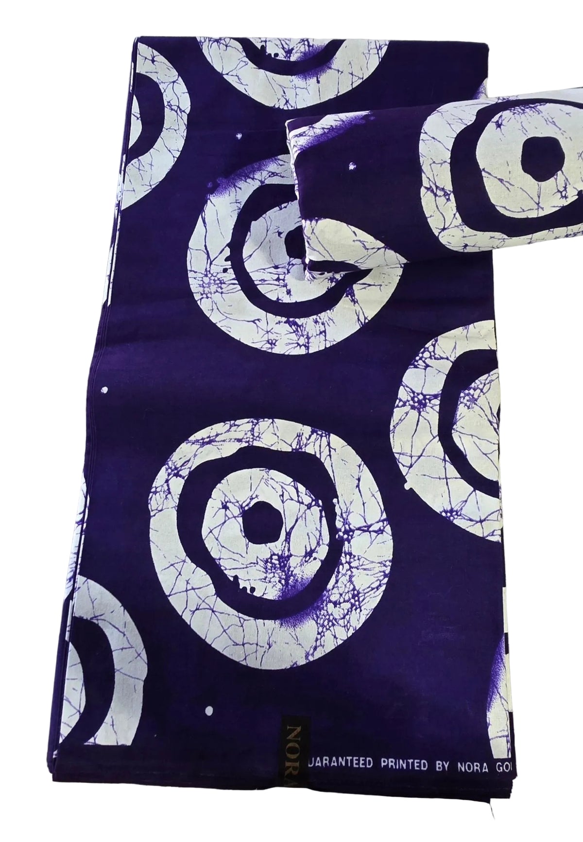 Purple Circles Ankara Kampala Wax print