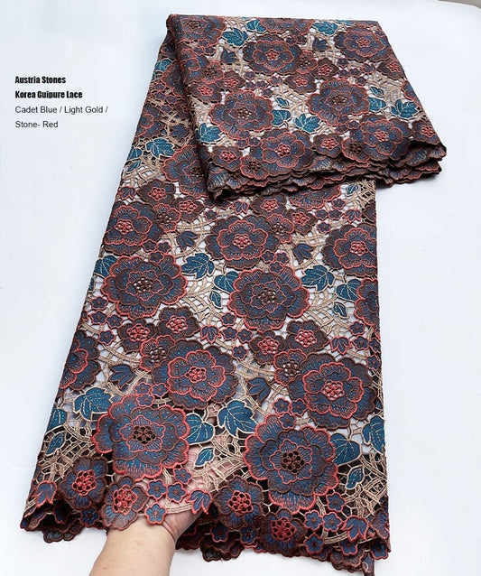 Luxury African Guipure Cord Lace