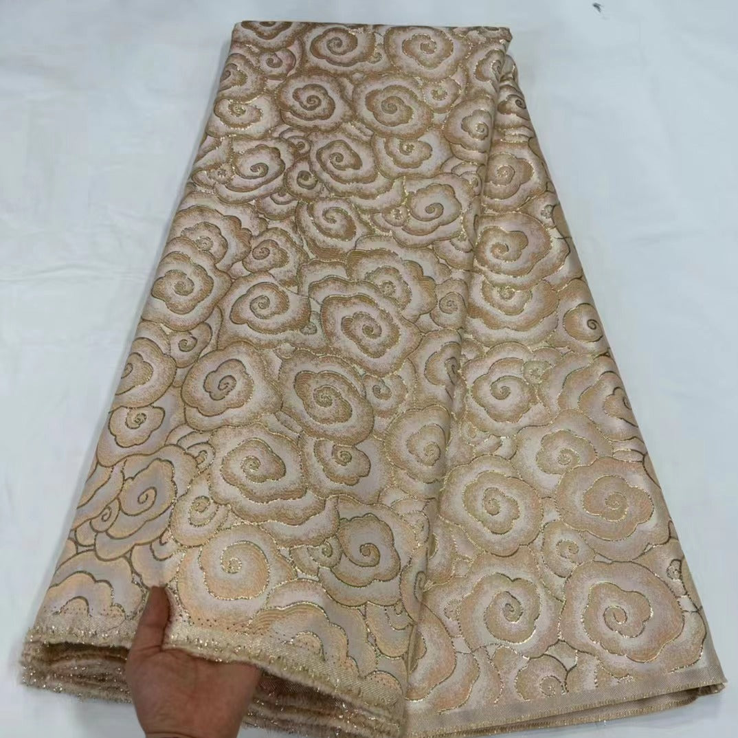 African Fabric - Jacquard Brocade Fabric