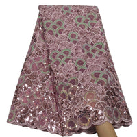5 Yards Nigerian Wedding Dress - French Tulle Lace