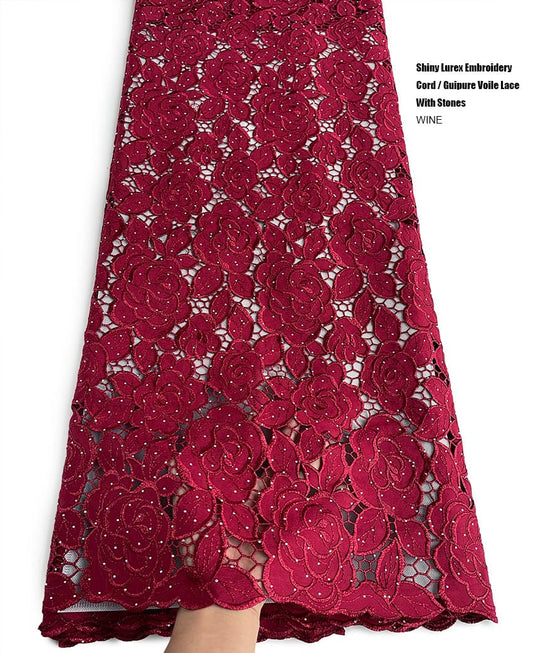 High-quality African Cord Lace