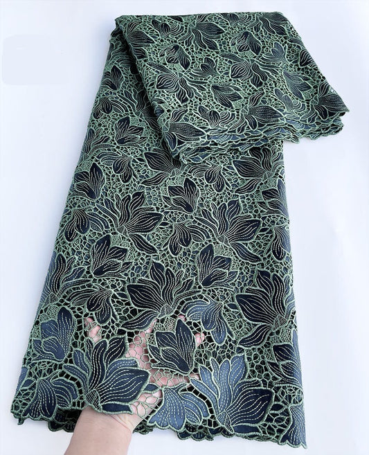 African Guipure Lace Fabric - Guipure Cord Lace