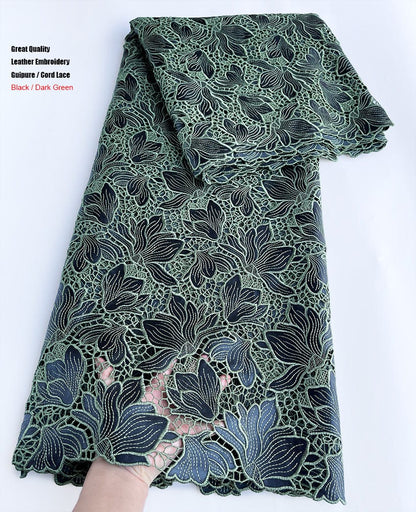 African Guipure Lace Fabric - Guipure Cord Lace