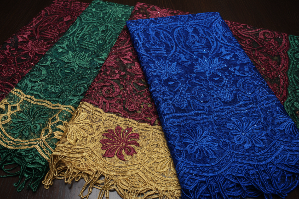 African fabric Laces