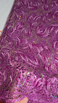 African Fabric Sequins Guipure Lace High-quality 5 Yards