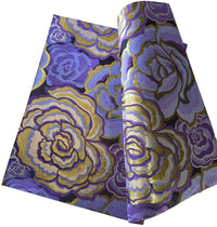 AFRICAN DAMASK 3D SEGO GELE ORIGINAL SWISS 2 PIECES/SET.