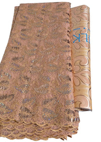 Elegant and Beautiful Sequins African fabric Net Lace 5 Yards/set.