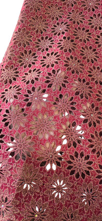 High-quality Guipure African Fabric Lace for a special occasion 5 Yards/set.