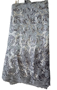 African Fabric Sequins Guipure Lace High-quality 5 Yards